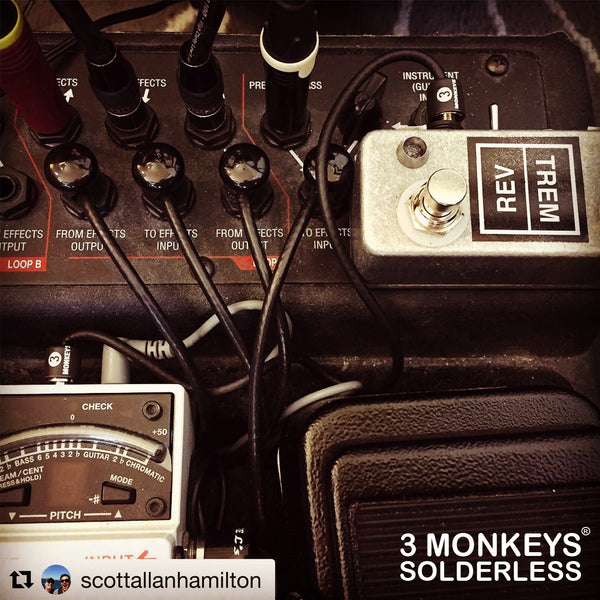 3 Monkeys Solderless Pedalboard