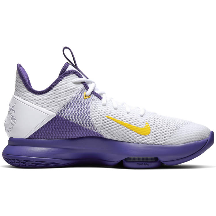 lebron witness 4 purple and white