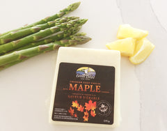 Grilled Asparagus Maple Cheddar Goat Cheese