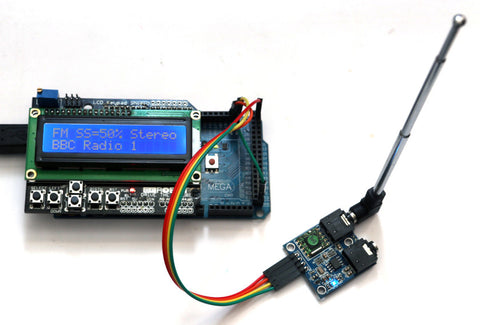 TEA5767 fm radio module connected to arduino