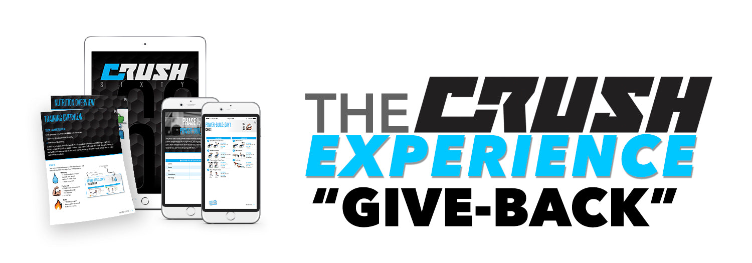 CRUSH FITNESS GIVEBACK