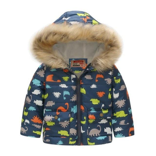 Dinosaur Hooded Warm Jacket (L23)