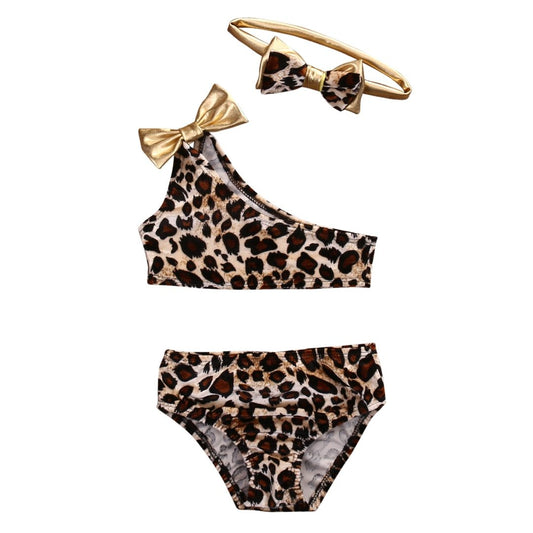 Leopard Print Swimwear Set (B42-1)