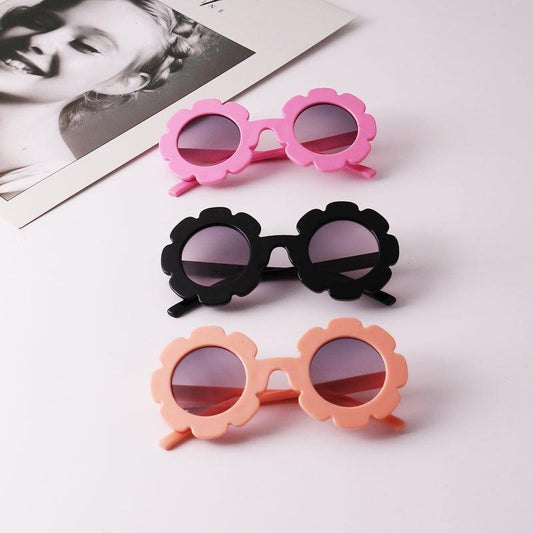 Round Flower Baby Sunglasses 6 Colours (L51-3)