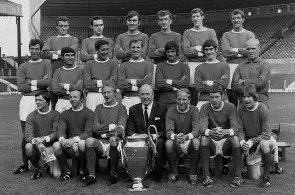 Foto Histórica Manchester United Moda Fútbol Retro