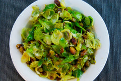 Brussel Sprouts with Pistachios and Lemon