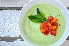 Creamy Raw Spinach Soup