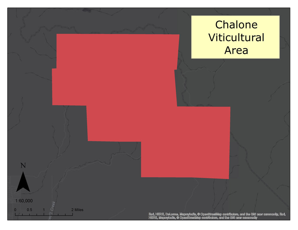 Map of the Chalone AVA
