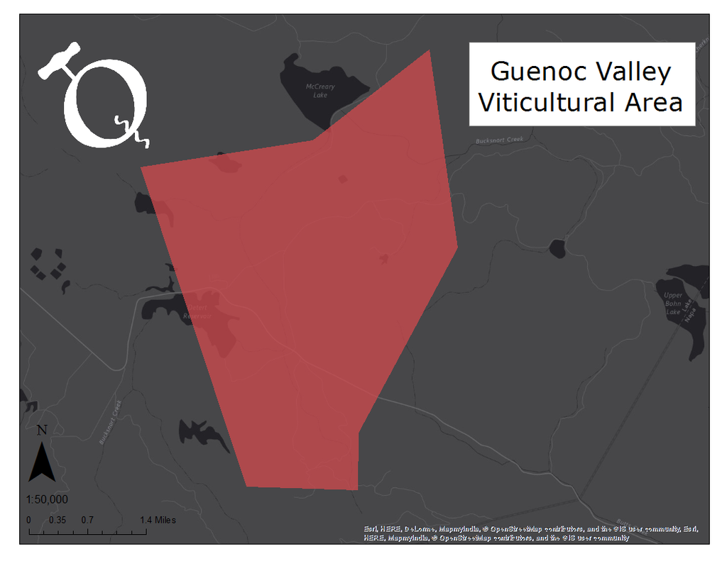 Image of the Guenoc Valley AVA map