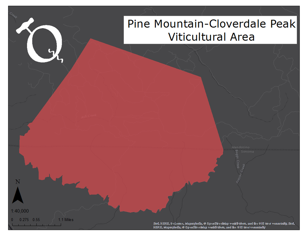 image of the Pine Mountain-Cloverdale Peak