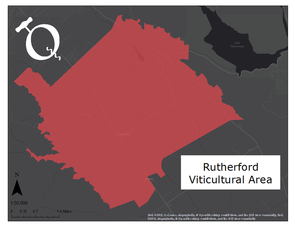 Map of the Rutherford AVA