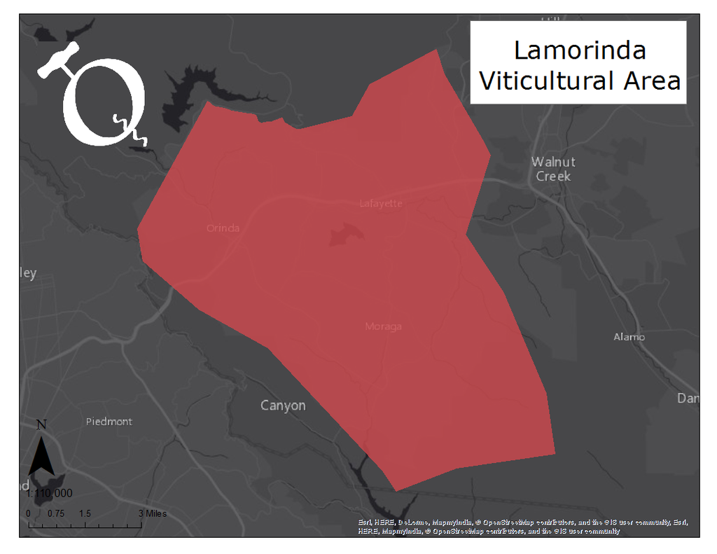 Map of the Lamorinda viticultural area