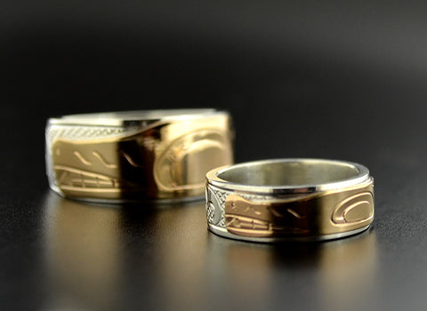 Matching Native Wedding Rings