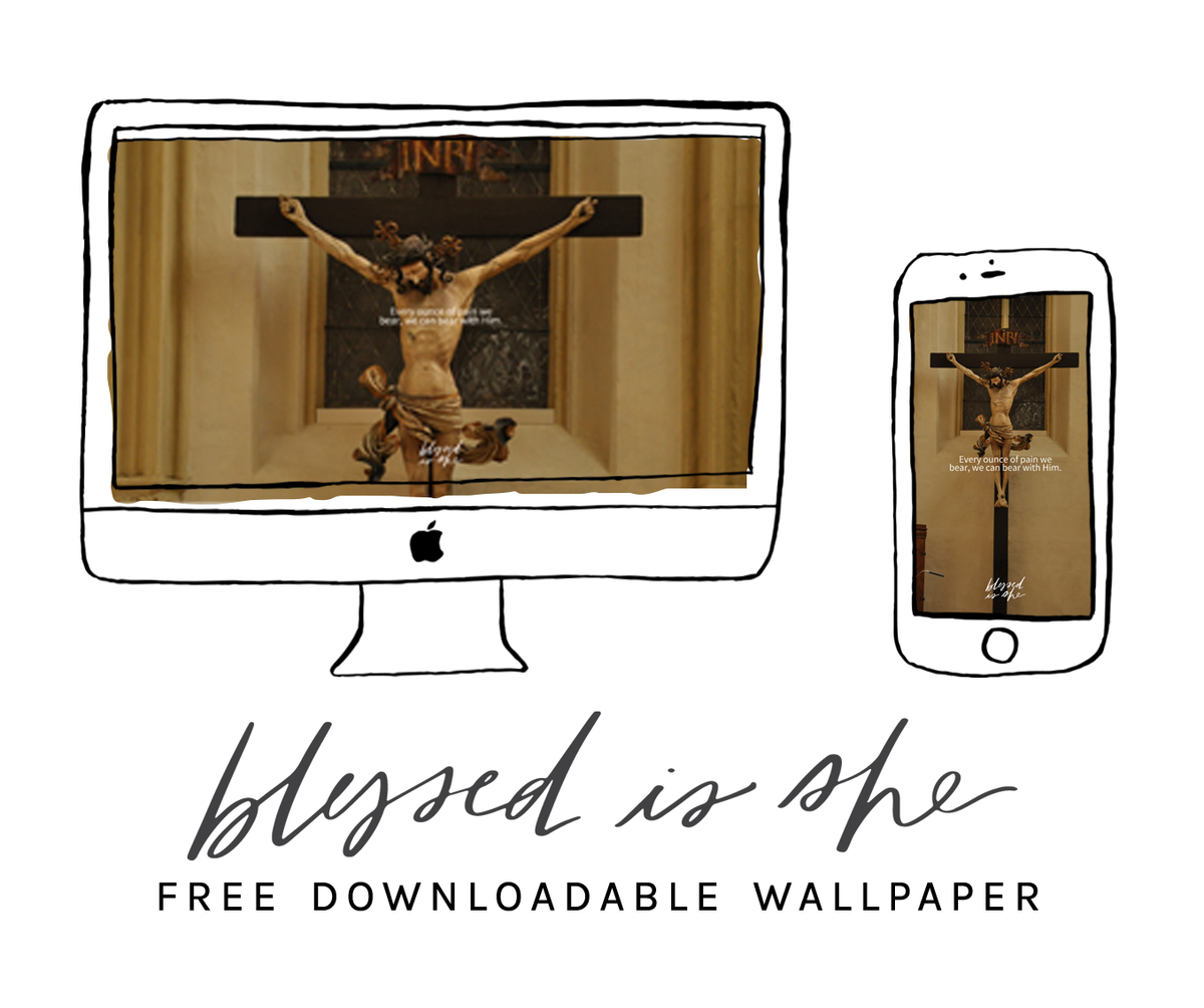 Weekly Wallpaper // 351 – Blessed Is She