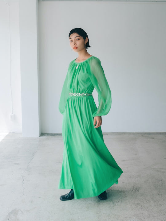 Green Sheer Dress