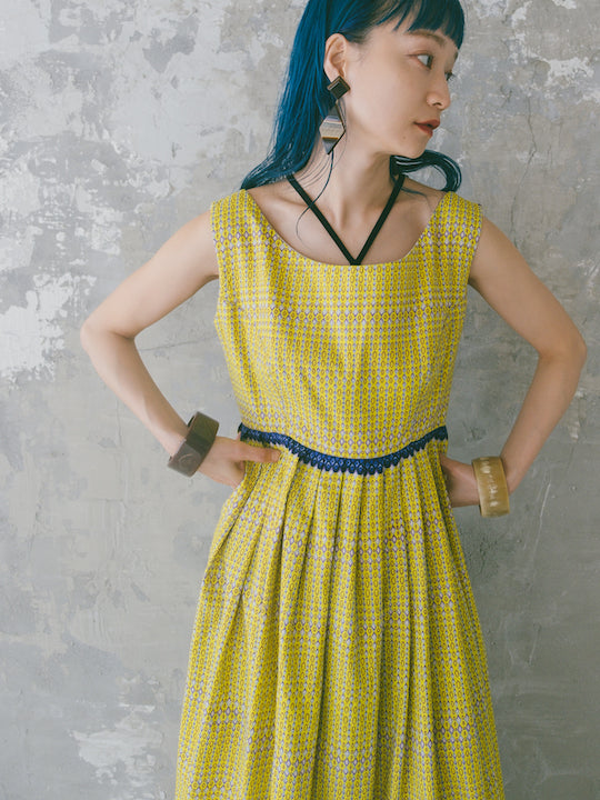 Summer Lemon Batik Dress