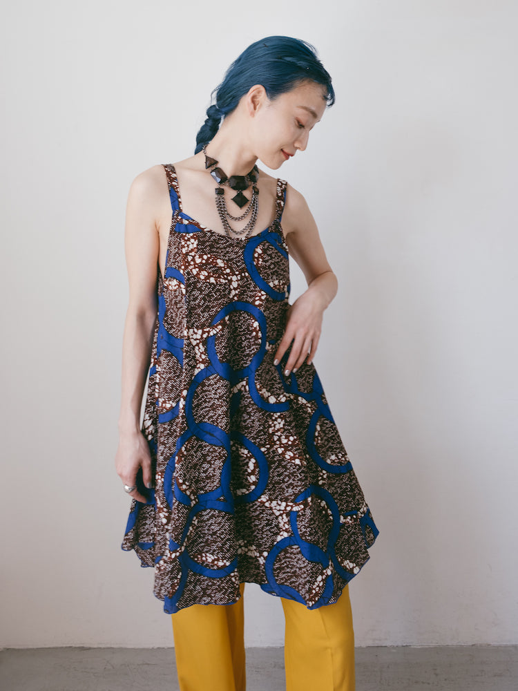 Circle Batik Camisole Dress