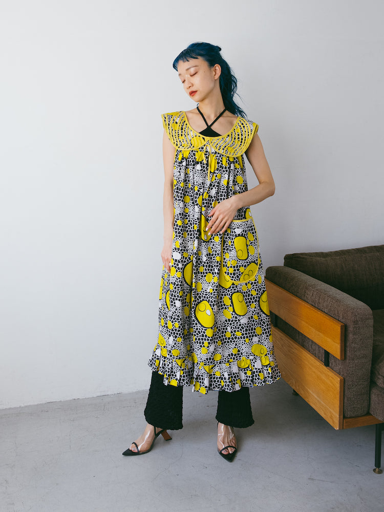 Lemon Batik Dress