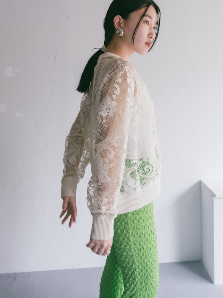 Ivory Lace Cardigan