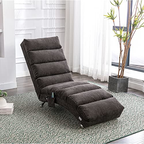 modern armless chaise longue