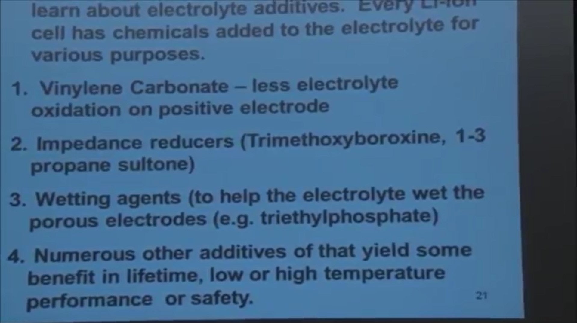li-ion electrolytes