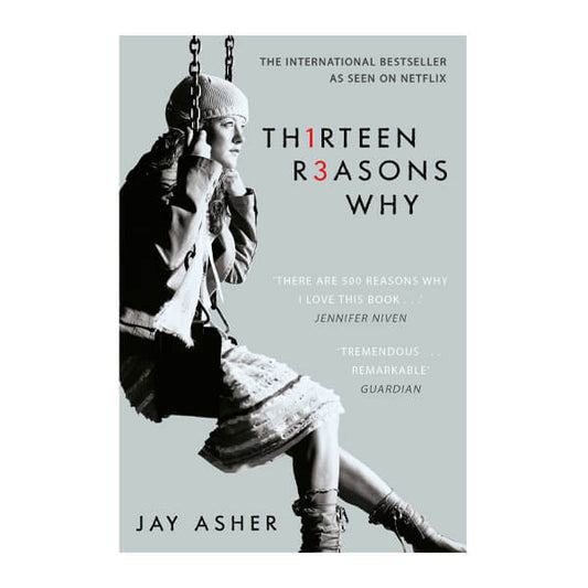 Book cover for 13 reasons why by Jay Asher