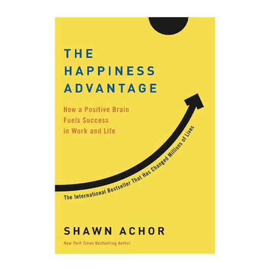 Book cover for The Happiness Advantage by Shawn Achor