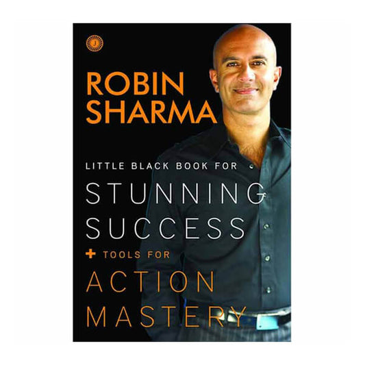 Book cover for The Little Black Book for Stunning Success by Robin S. Sharma