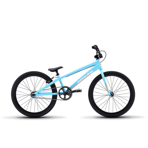 light blue bmx bike