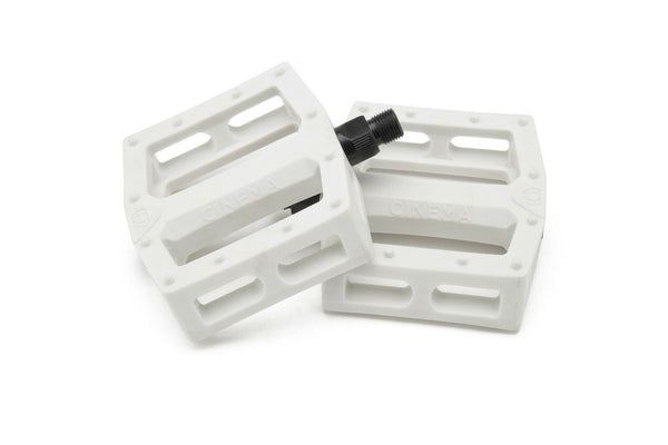 white platform pedals