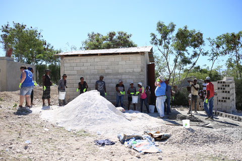 Work-site in Haiti