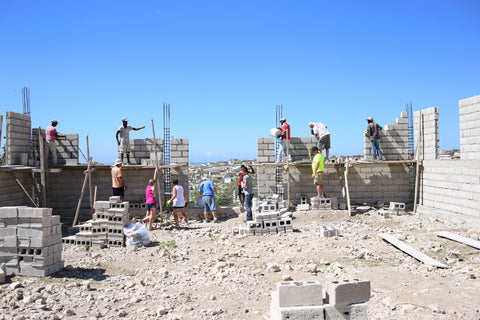Work-site in Haiti