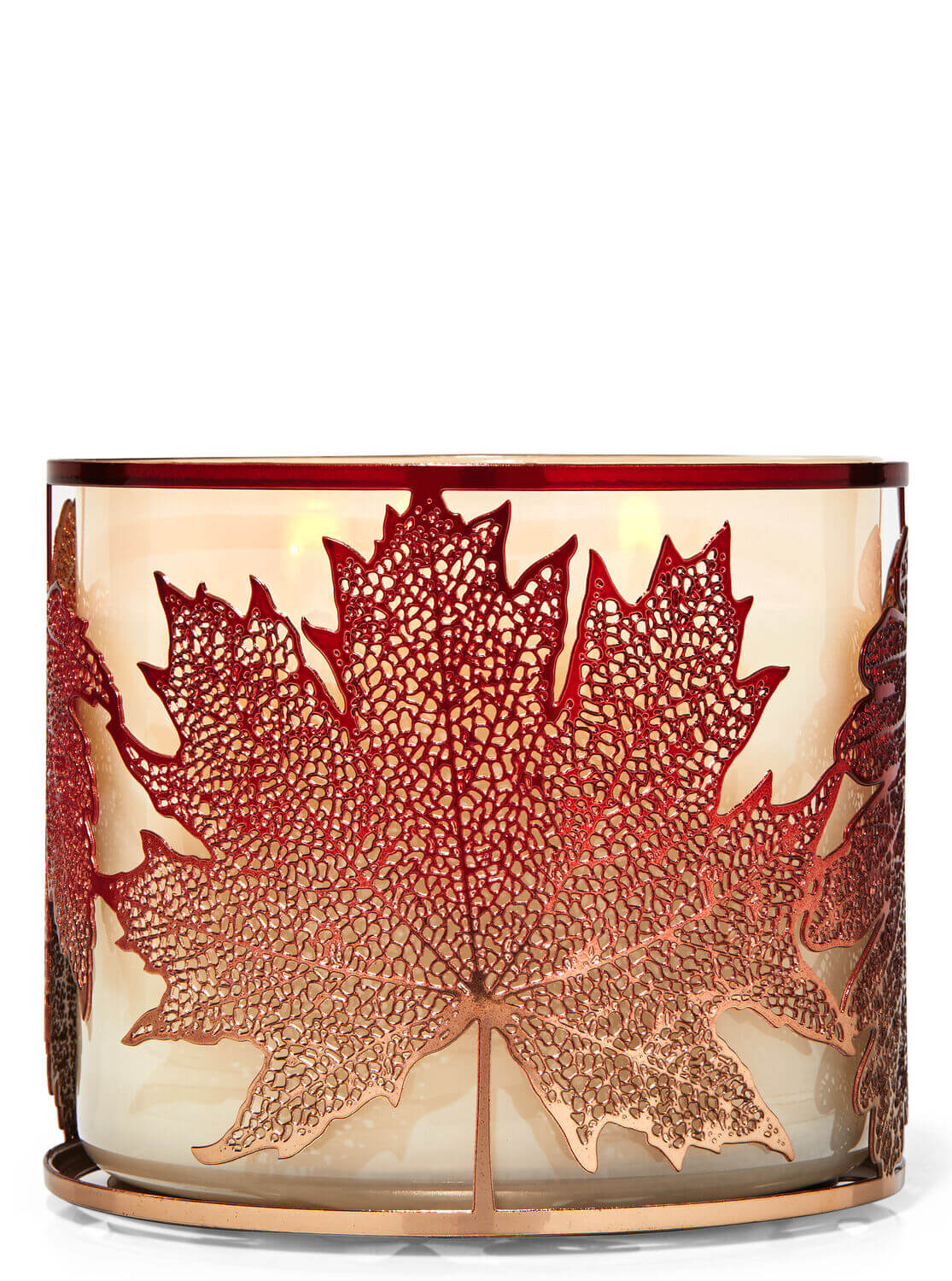 bath and body works leaf candle holder