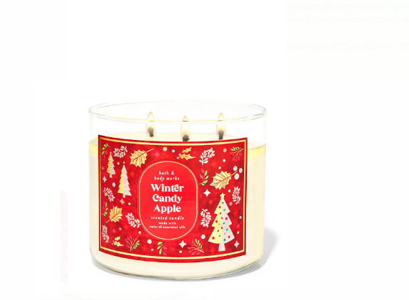 candy cane candle bath and body works