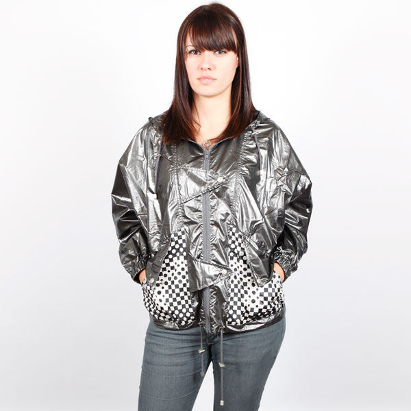 HELLZ BELLZ! - Rock It Hooded Women's Jacket, Pewter - The Giant Peach