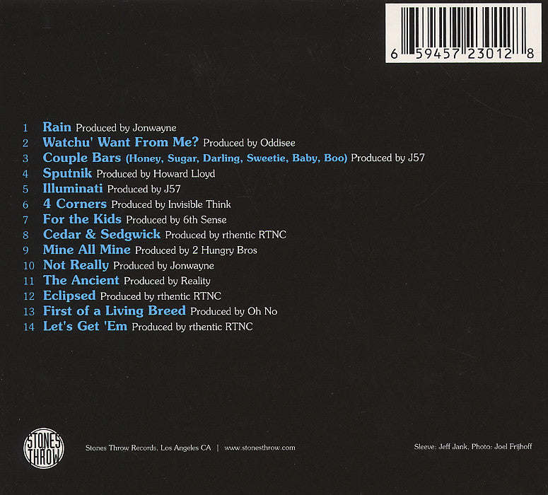 Homeboy Sandman - First of a Living Breed, Audio CD - The Giant Peach - 2