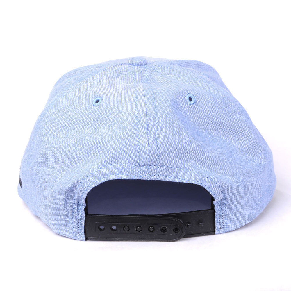 TRUE -Human Zoo 6 Panel Snapback Hat, Indigo Denim - The Giant Peach