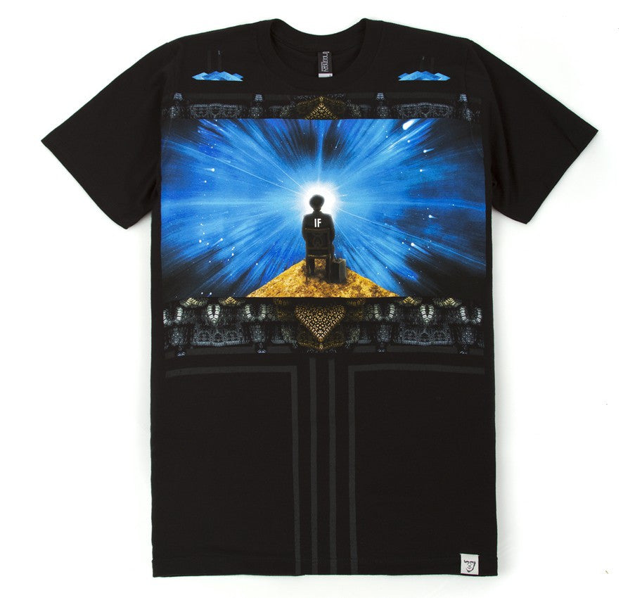 Imaginary Foundation - Nova View Men's Shirt, Black - The Giant Peach - 2