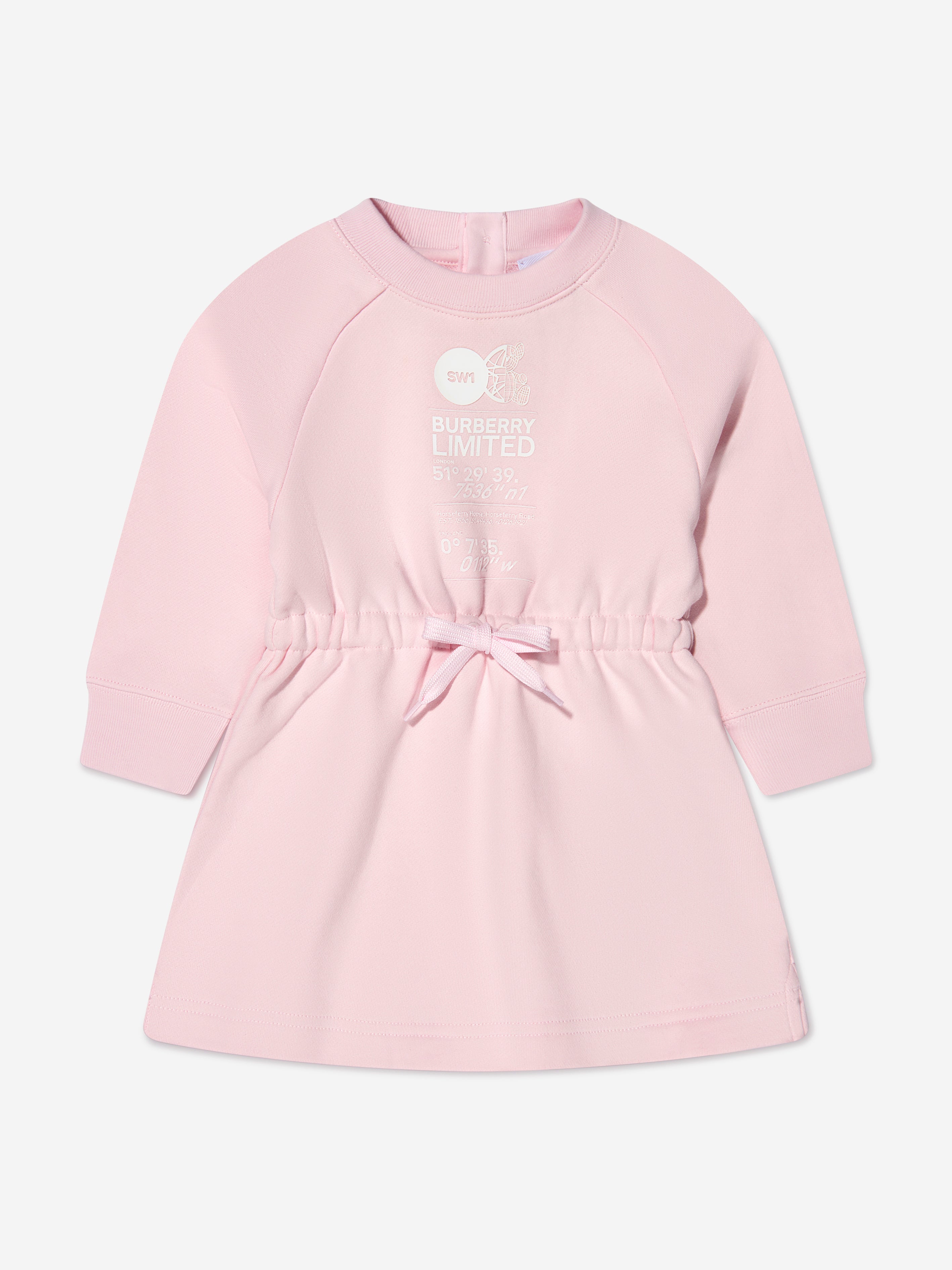 Burberry Kids - Girls Ffion Logo Sweater Dress | Childsplay Clothing
