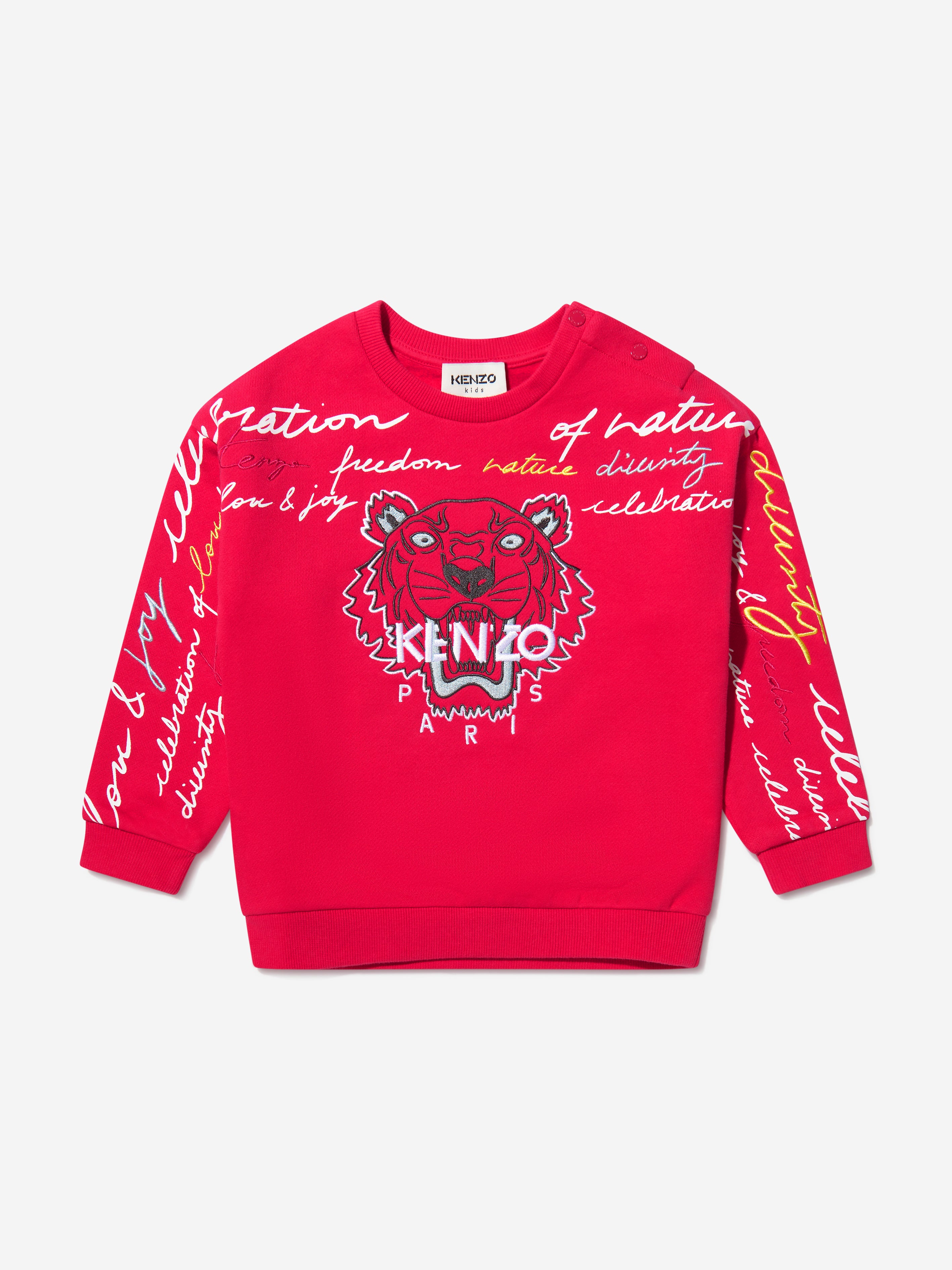 Kennis maken Vakantie lezer KENZO KIDS - Baby Girls Embroidered Tiger Sweatshirt | Childsplay Clothing
