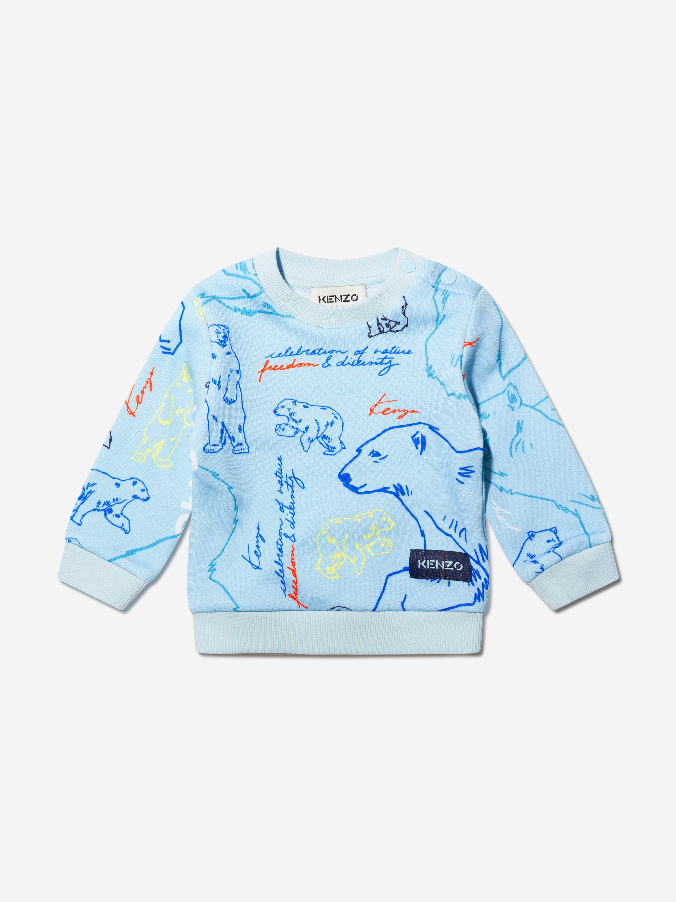 Dinkarville Kinderdag verklaren KENZO KIDS - Baby Boys Polar Bear Sweatshirt | Childsplay Clothing