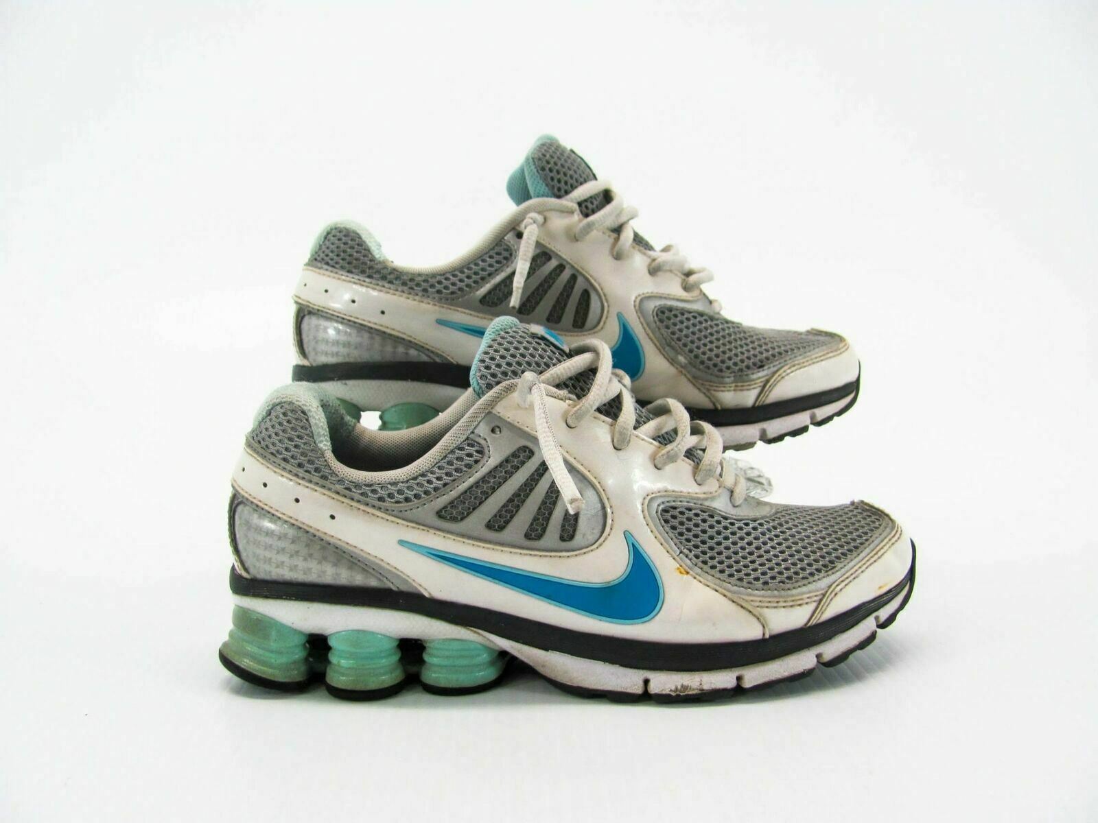 Nike Women Shoe Shox Qualify Size 7.5M Gray Blue Running Pre O – UnderTenShoes
