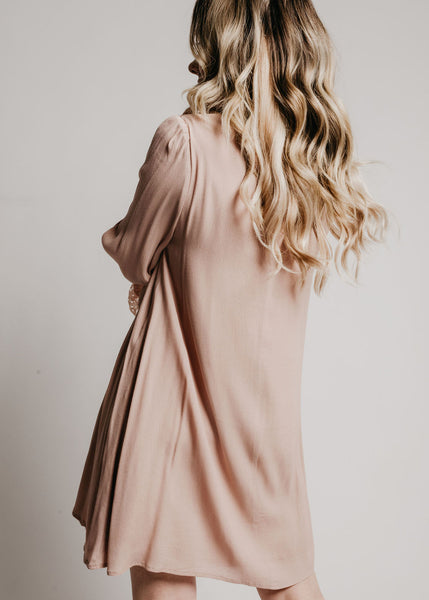 Belle Dress Mauve - Vinnie Louise