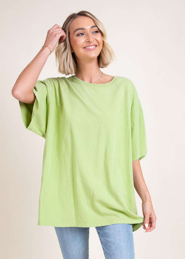 Forever Tee - Pale Olive