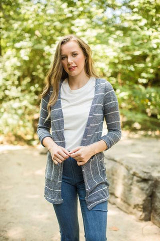 Milo Cardigan in Blue - Wedding lanai