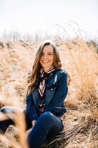 Ryla Denim Jacket in Dark