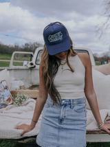 Trucker Hat- Cool It Cowboy Navy