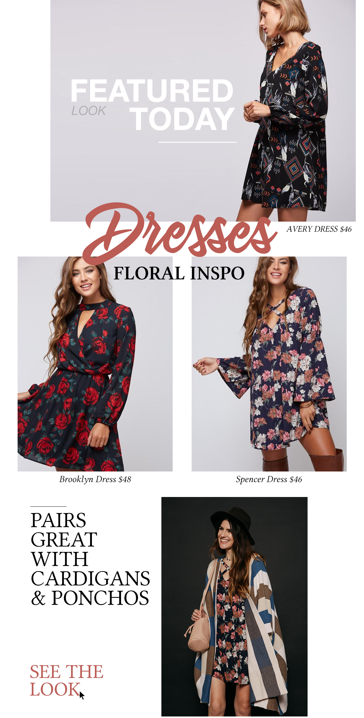Featured Looks Today: Floral Dresses