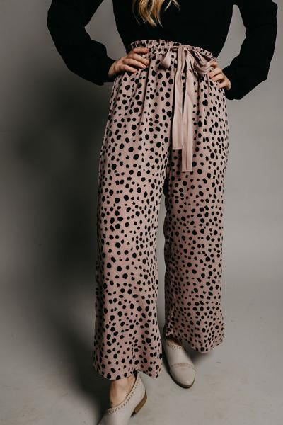 Zaire Pants in Mauve - Vinnie Louise