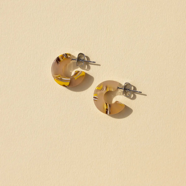 Mali Hoop Earrings in Sun